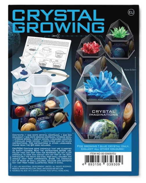 Набір для наукових експериментів 4M Crystal Growing Blue (4893156039309) - зображення 3