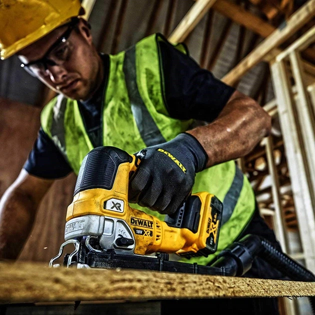 Електролобзик DeWALT 18В XR Li-lon, безщітковий, 2x5Ah, ЗП, кейс TSTAK (DCS334P2) - зображення 9