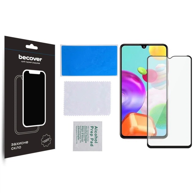 Скло захисне BeCover Samsung Galaxy A24 4G SM-A245 Black (709083) - Фото 3 Скло захисне BeCover Samsung Galaxy A24 4G SM-A245 Black (709083) - зображення 3