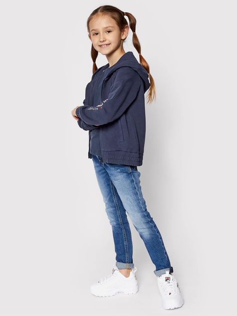 Bluza dziecięca Tommy Hilfiger dla dziewczynki KG0KG05675-C87 152 cm Ciemnoniebieska (8720113105929) - obraz 2