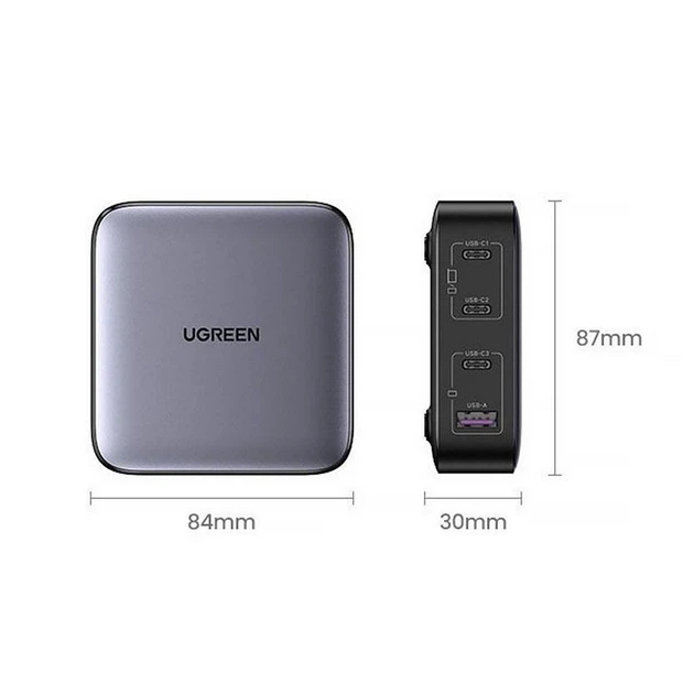 Зарядное устройство Ugreen CD328 Black (90928) - изображение 4