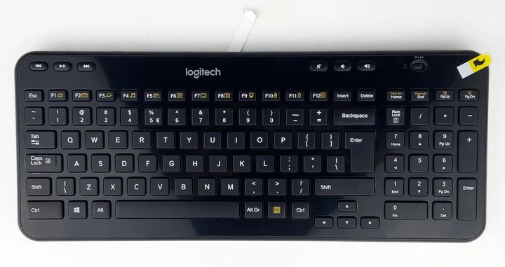 Клавиатура Logitech K360 Wireless, Black, Refurbished - изображение 3