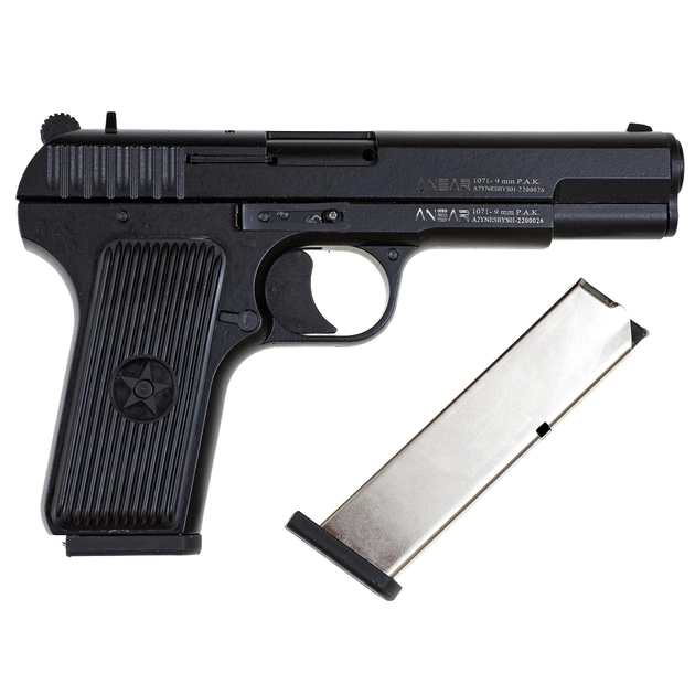 Стартовый пистолет ТТ SUR 33 black (ТТ - Тульский Токарев ANSAR 1071 ) с дополнительным магазином - изображение 2