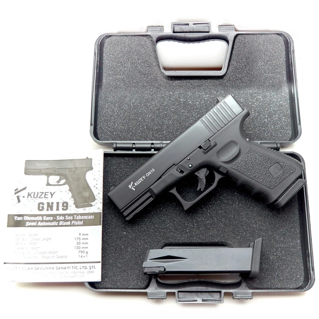 Сигнальный стартовый пистолет Kuzey GN 19, СХП Glock 17 + дополнительный магазин - изображение 10