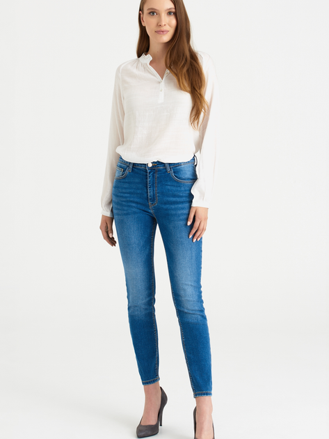 Блузка жіноча Greenpoint BLK102W2200X00 44 Біла (5903245334570) - зображення 3