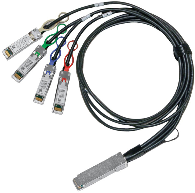 Kabel Nvidia Mellanox 100GbE SFP28 1.5m 30AWG Col (980-9I48N-00C01A) - obraz 1