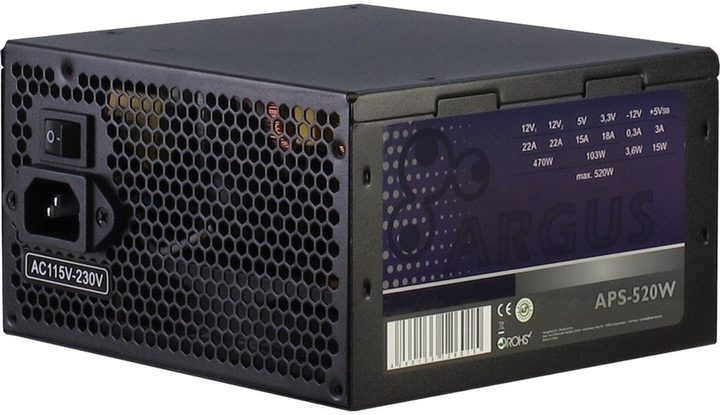 Блок живлення Inter-Tech Argus APS-520 W (88882117) - зображення 1