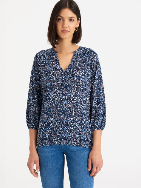 Блузка жіноча Greenpoint TOP704W22MDW01 40 Синя (5903245344265) - зображення 1