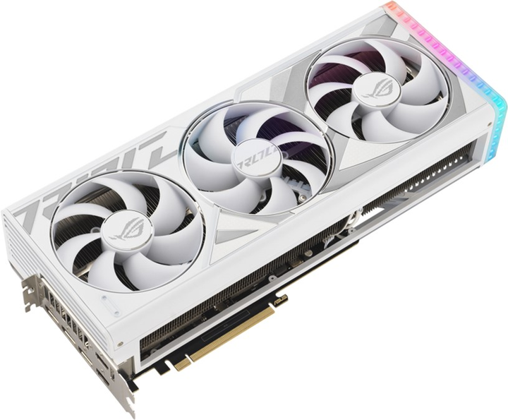 Karta graficzna ASUS PCI-Ex GeForce RTX 4090 ROG Strix White Edition 24GB GDDR6X (384bit) (2550/21000) (2 x HDMI, 3 x DisplayPort) (90YV0ID3-M0NA00) - obraz 2