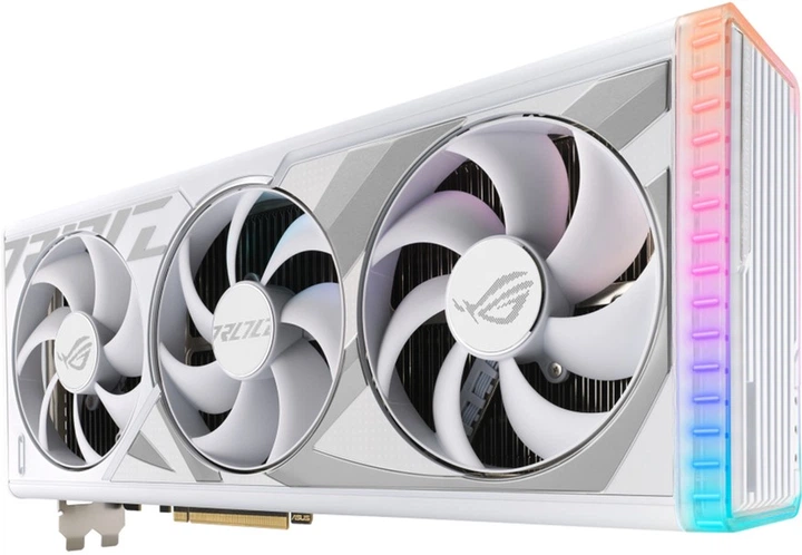 Відеокарта ASUS PCI-Ex GeForce RTX 4090 ROG Strix White Edition 24GB GDDR6X (384bit) (2550/21000) (2 x HDMI, 3 x DisplayPort) (90YV0ID3-M0NA00) - зображення 6