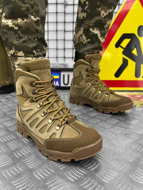 Тактические зимние ботинки на флисе Tactical Assault Boots Coyote 41 - изображение 2
