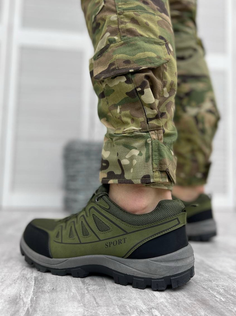 Тактичні кросівки Tactical Combat Shoes Olive 45 - зображення 2