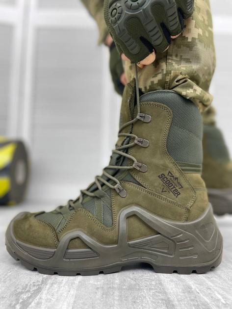 Тактичні черевики Scooter Tactical Boots Olive 45 - зображення 1
