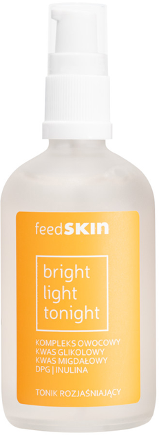 Tonik Feedskin Bright Light Tonight rozjaśniający 100 ml (5907502687447) - obraz 1