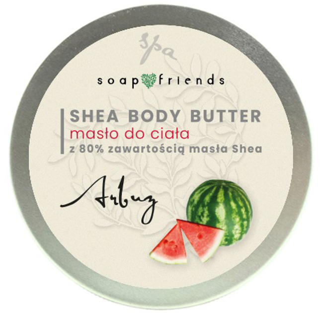 Masło do ciała Soap and Friends Shea Body Butter 80 % arbuz 50 ml (5903031202410) - obraz 1