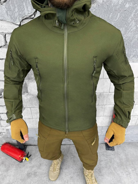 Куртка тактична SoftShell олива S - зображення 1
