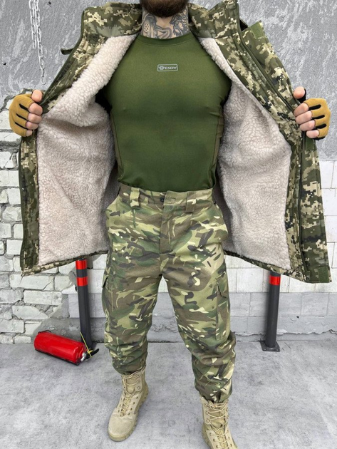Куртка тактическая зимняя пиксель размер XL - изображение 2