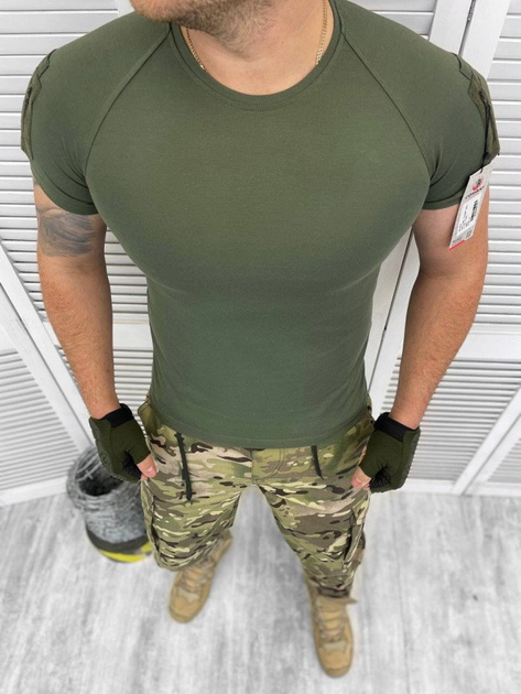 Тактическая футболка combat Олива XL - изображение 2