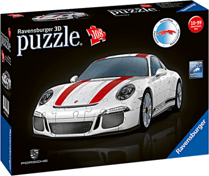 Puzzle 3D Ravensburger Porsche 108 elementów (4005556125289) - obraz 1