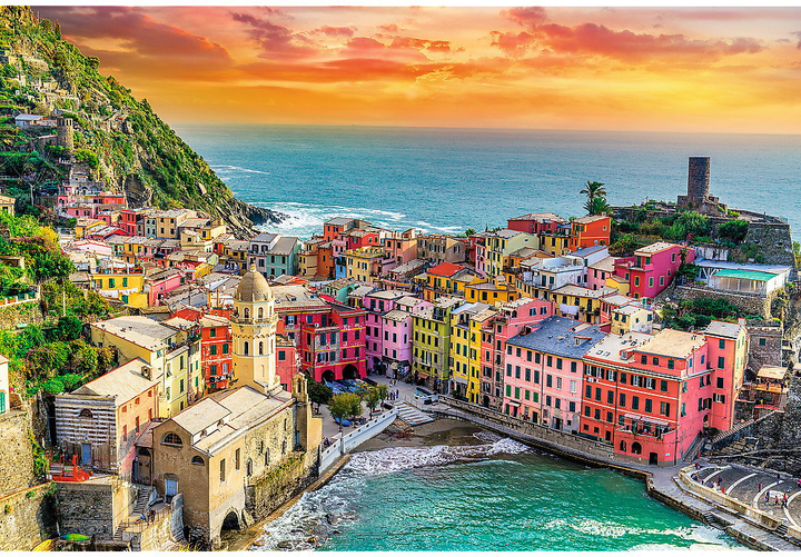 Пазл Trefl Romantic Vernazza Liguria Italy 85 x 58 см 1500 деталей (5900511261967) - зображення 2