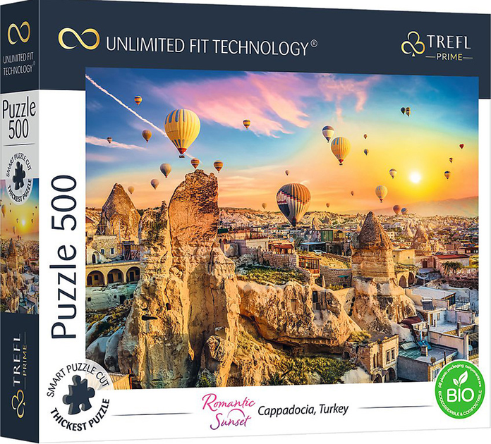 Puzzle Trefl Sunset in Cappadocia Turkey 500 elementów (5900511374582) - obraz 1