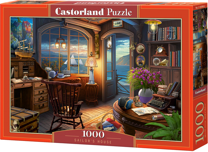 Puzzle Castor Sailor's House 47 x 68 cm 1000 elementów (5904438105090) - obraz 1