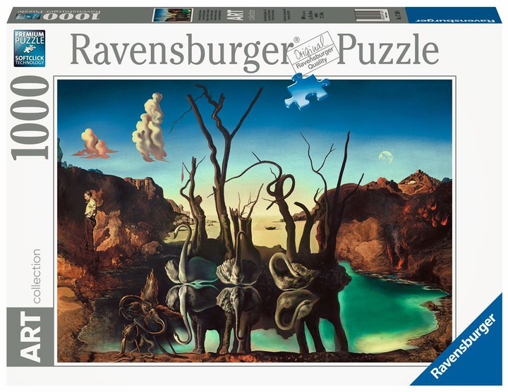 Пазл Ravensburger Art Collection Dali 70 x 50 см 1000 деталей (4005556171804) - зображення 1