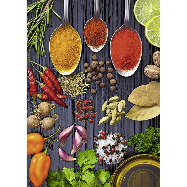 Puzzle Ravensburger Herbs and Spices 50 x 70 cm 1000 elementow (4005556197941) - obraz 2