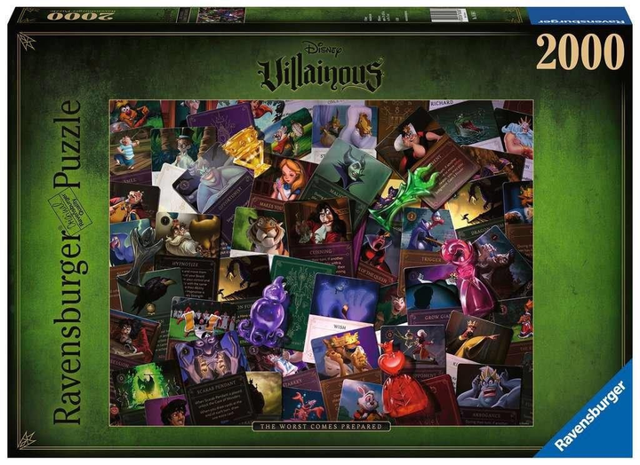 Puzzle Ravensburger Disney Villainous The Worst Comes Prepared 98 x 75 cm 2000 elementow (4005556165063) - obraz 1