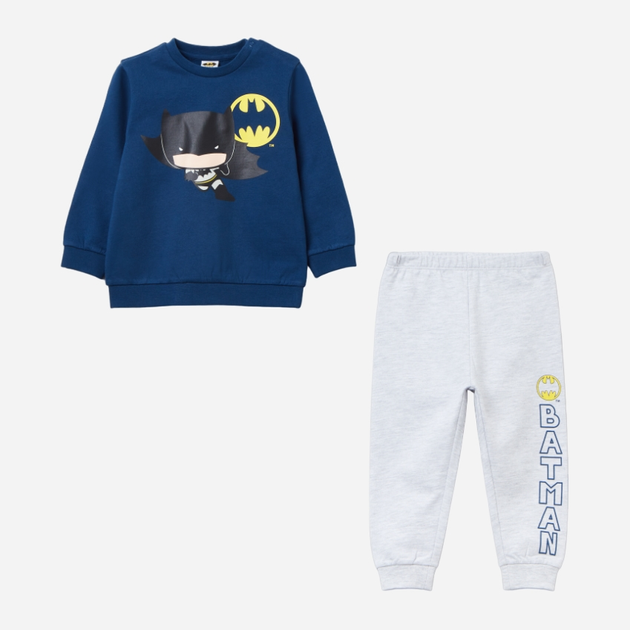 Піжама дитяча (світшот + штани) OVS 1895520 98 см Блакитна (8052147291713) - зображення 1
