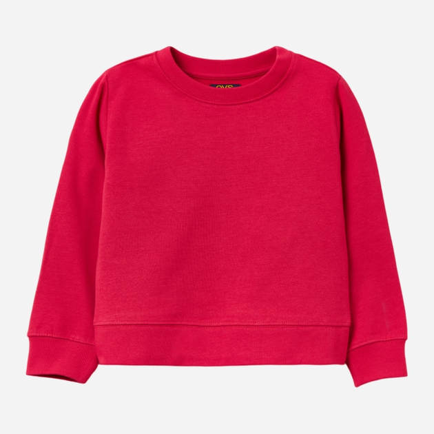 Bluza bez kaptura dziewczęca OVS 1898536 104 cm Czerwona (8057274452785) - obraz 1