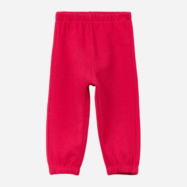 Spodnie dresowe dziecięce dla dziewczynki joggery OVS 1899640 80 cm Czerwone (8057274568233) - obraz 1