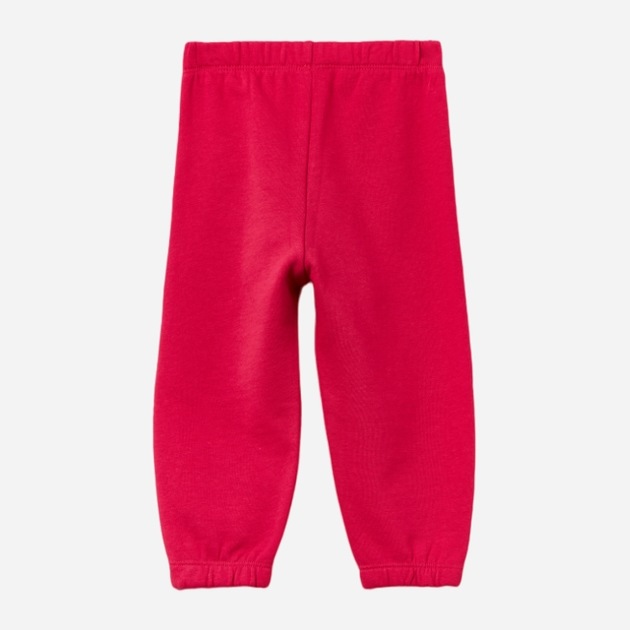 Spodnie dresowe dziecięce dla dziewczynki joggery OVS 1899640 80 cm Czerwone (8057274568233) - obraz 2