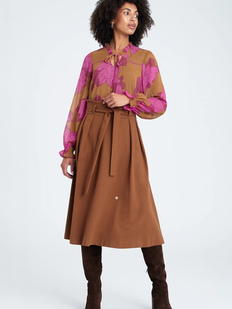 Спідниця жіноча Greenpoint SPC311W2282X00 40 Золота (5903245355797) - зображення 3