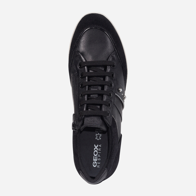 Sneakersy damskie Geox D2568B08522 39 Czarne (8050036583642) - obraz 4