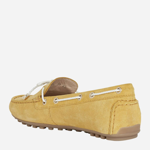 Mokasyny damskie Geox D154RC022BC 37 Ciemnożółty/Biały (8050036116376) - obraz 3