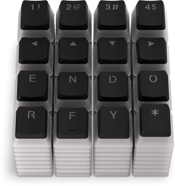 Набір кейкапів Endorfy PBT Pudding (EY0E002) Black - зображення 3