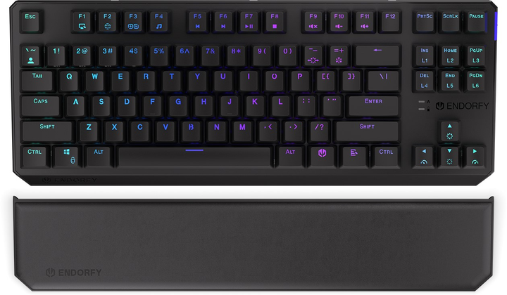 Podpórka pod nadgarstki dla klawiatury Endorfy Thock TKL Palm Rest (EY0E008) Black - obraz 6