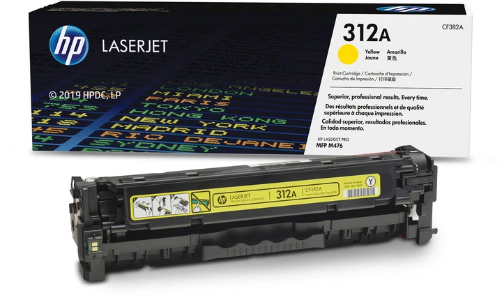 Cartridge HP 312A LJ Pro M476dn/M476dw/M476nw Yellow (CF382A) - obraz 3