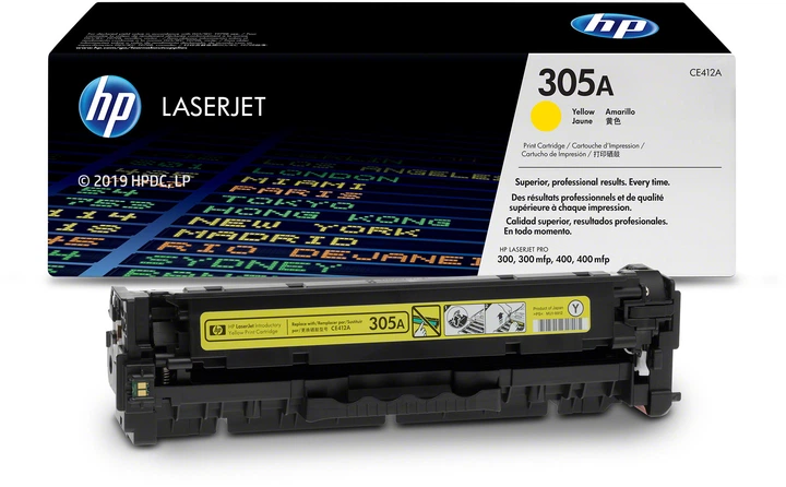 Картридж HP 305A LJ M351a/M475dw/M451dn/M451nw Yellow (CE412A) - зображення 3
