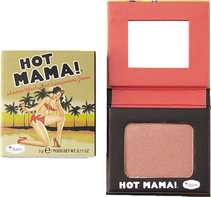 Міні рум'яна і тіні для повік The Balm Hot Mama 3 г (681619814754) - зображення 1