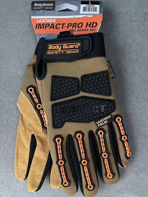 Тактические перчатки Mechanix Wear Body Guard Impact Pro HD Series 362 М - изображение 1