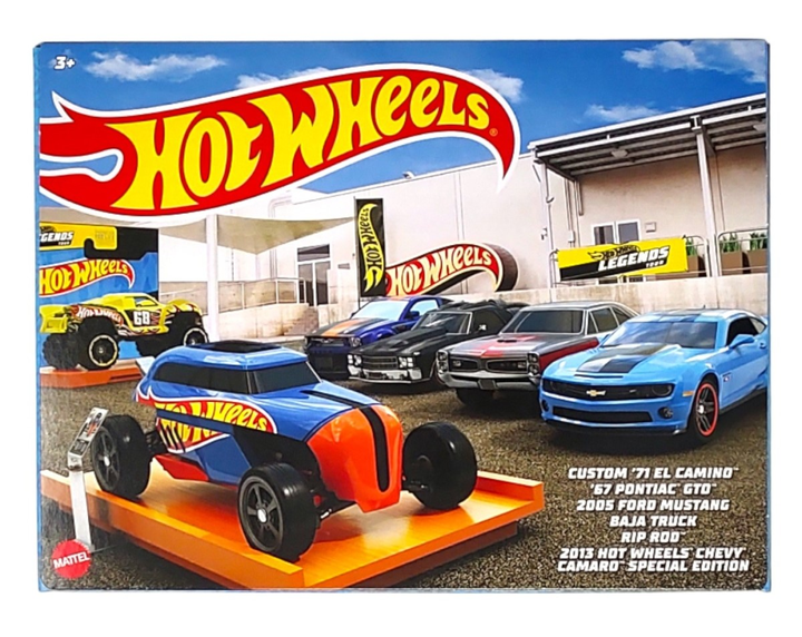 Набір машинок Mattel Hot Wheels Cars Legends Theme 6 шт (194735113699) - зображення 1