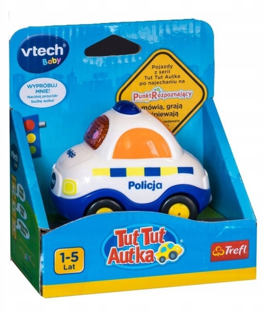 Autko policyjne Trelf Vtech Baby (5900511605570) - obraz 1