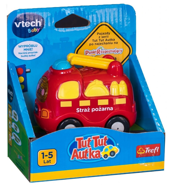Wóz strażacki Trelf Vtech Baby Tut Tut Autka (5900511605532) - obraz 1