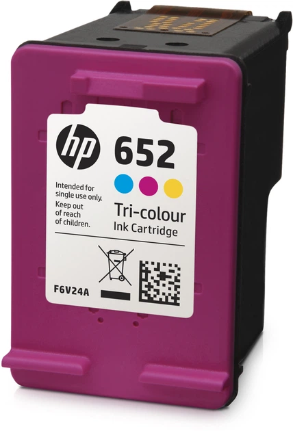 Картридж HP No.652 DJ Ink Advantage 1115/2135/3635/3835 Color (F6V24AE) - Фото 3 Картридж HP No.652 DJ Ink Advantage 1115/2135/3635/3835 Color (F6V24AE) - зображення 3