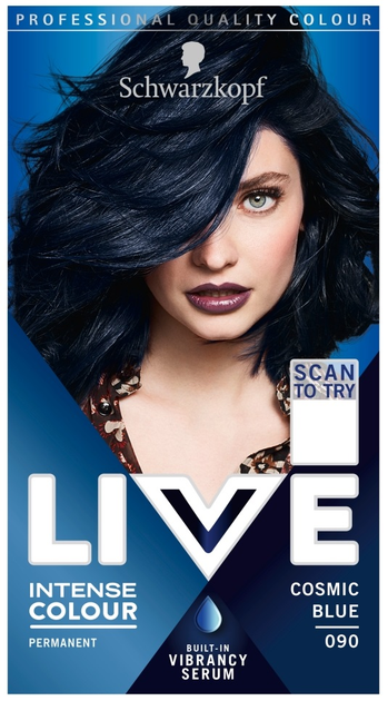 Фарба для волосся Schwarzkopf Live Intense Colour 090 Cosmic Blue (9000101717808) - зображення 1