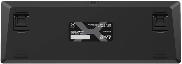 Клавіатура Krux Atax 65% Pro RGB Outemu Red (KRX0126) - зображення 12