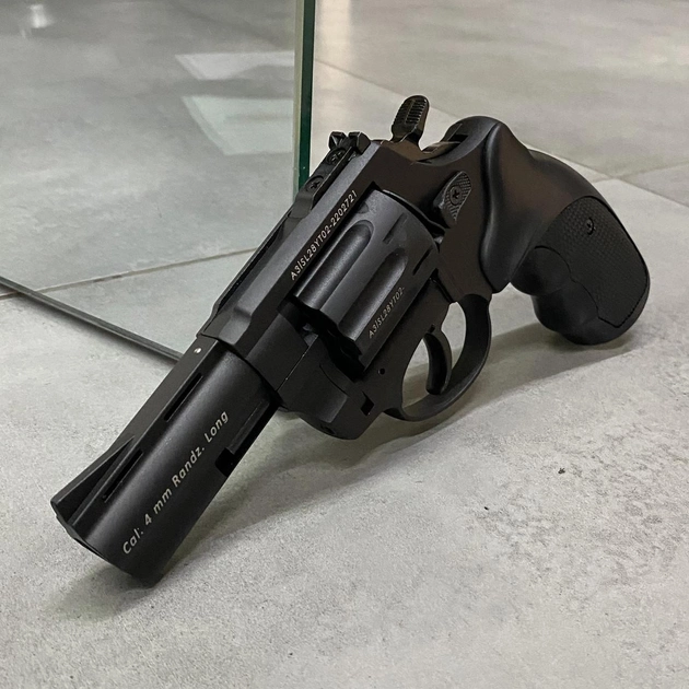 Револьвер Флобера Stalker S 3", кал. 4 мм, колір – Чорний (ZST3B) - зображення 2