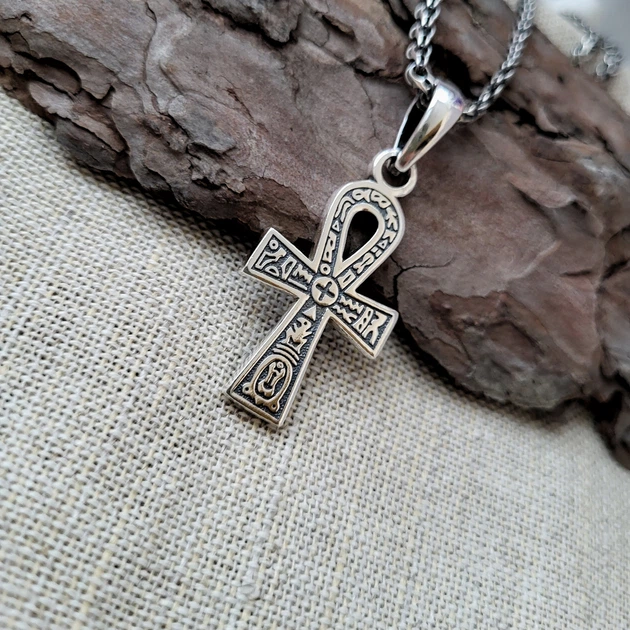Серебряная подвеска оберег амулет Анкх черненное серебро 925(АРТ.89050ч) 6.10г - Фото 4 Серебряная подвеска оберег амулет Анкх черненное серебро 925(АРТ.89050ч) 6.10г - изображение 4